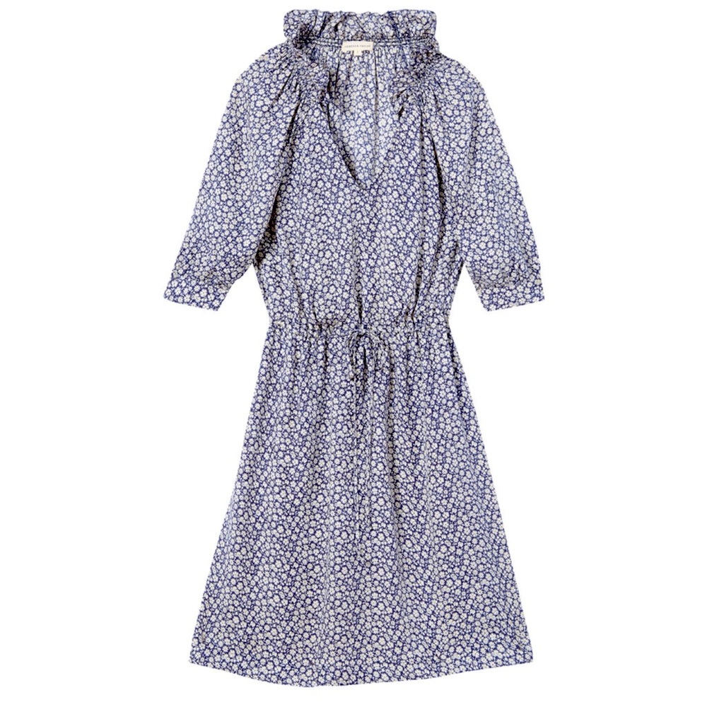 REBECCA TAYLOR Floral Silk Jacquard “Lauren” Dress